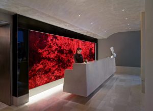 concierge desk at luxury boutique hotel in Manhattan, NY, new hotel brand development, hospitality industry